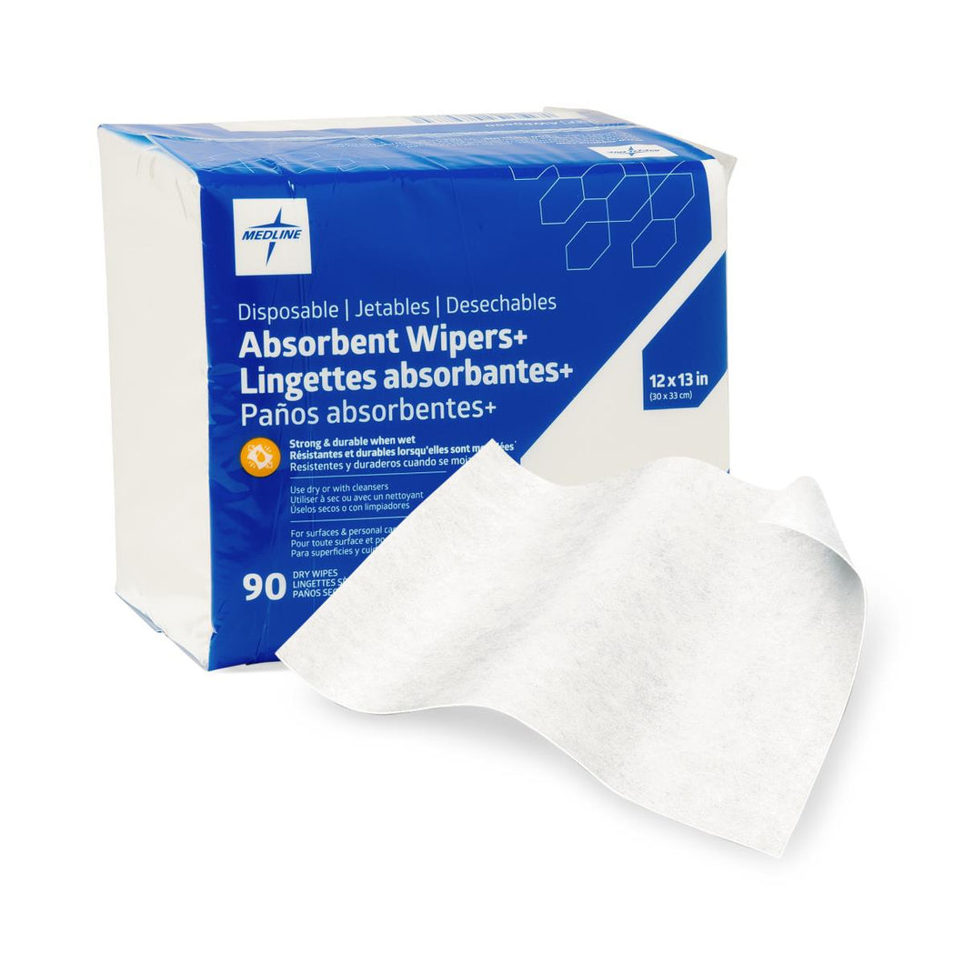 1080/CS Medline Absorbent Wipers+ Dry Wipes