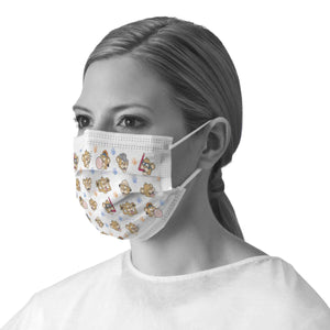 300/CS Adult Procedure Face Mask with Pediatric Buddy Print