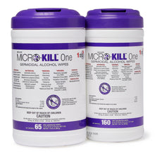 Load image into Gallery viewer, 12/CS Medline Micro-Kill One Germicidal Alcohol Wipes
