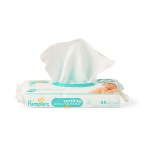 432/CS Medline Pampers Sensitive Baby Wipes, Scent Free