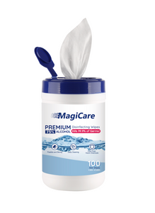MagiCare Premium 100ct Disinfecting Wipes (24 canisters)