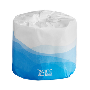 80 Rolls/Case Pacific Blue Select Individually-Wrapped 550 Sheet 2-Ply Embossed Toilet Tissue Roll