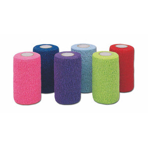 24/CS CoFlex LF2 Quick-Stick Nonsterile Cohesive Bandages, Purple, 3" x 5 yd. (7.6 cm x 4.6 m)