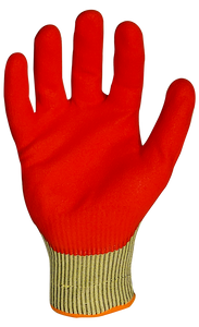 72 Pairs/CS BULLSEYE™ C56201 Hi-Vis Cut-Resistant Level A5 Gloves with AxiFybr®