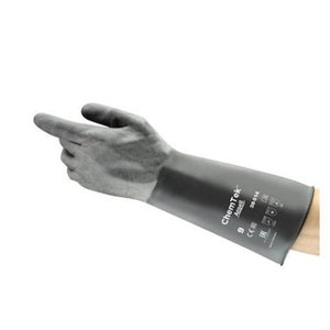 1PR Chemtek Protective Gloves, Black