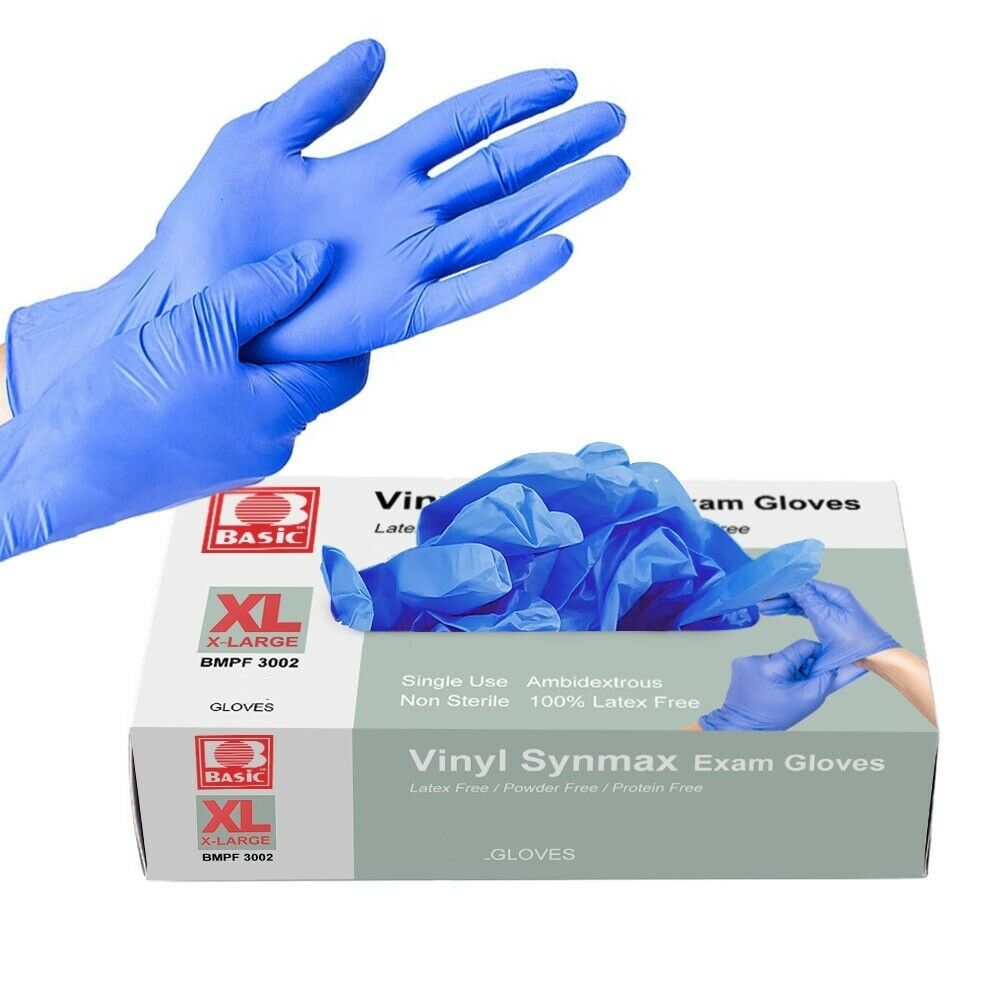 1000/cs Synmax Basic Vinyl Exam Gloves