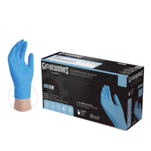 Load image into Gallery viewer, 1000/case Gloveworks Blue Synthetic Vinyl Disposable Gloves
